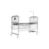 Buy cheap Stainless Steel Manual Children Hospital Bed Two Function Molibe from wholesalers