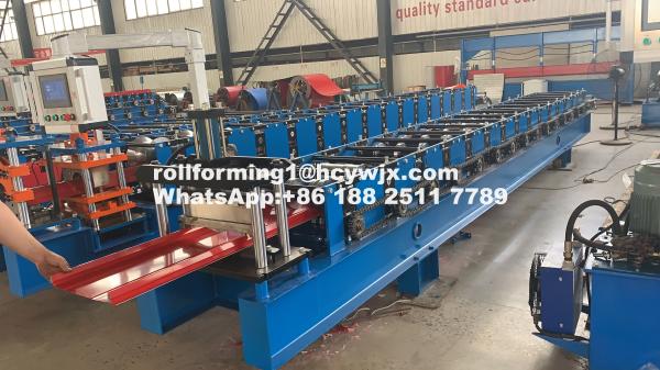 Buy cheap MSL Self-Locking 500mm Roofing Sheet Roll Forming Machine For Ghana from wholesalers