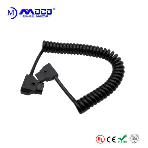 Buy cheap Coiled D Tap To D Tap Power Cable , Pre Made Cable Assemblies Eco Friendly from wholesalers