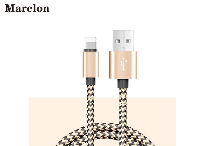 Original 8 Pin USB Data Cable , Iphone Charging Cable Plug Twist Line
