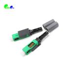 Plastic 45mm Singlemode SC APC Fast Connector For FTTH Drop Cable