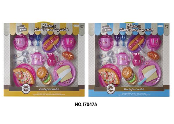 Buy cheap Role Play Childrens Toy Kitchen Sets Pizza Hotdog Fruit Food Cooking 24 Pcs from wholesalers