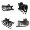 Buy cheap Customized Mini Digger Land Rake , Excavator Landscape Rake For PC50 from wholesalers