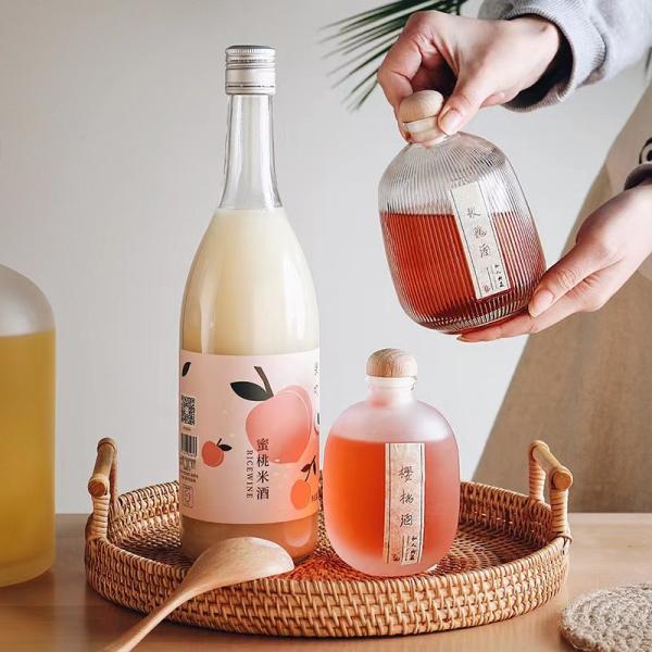 Buy cheap Yangmei wine bottle, specialized glass bottle for brewing wine, fruit wine packaging vessel from wholesalers