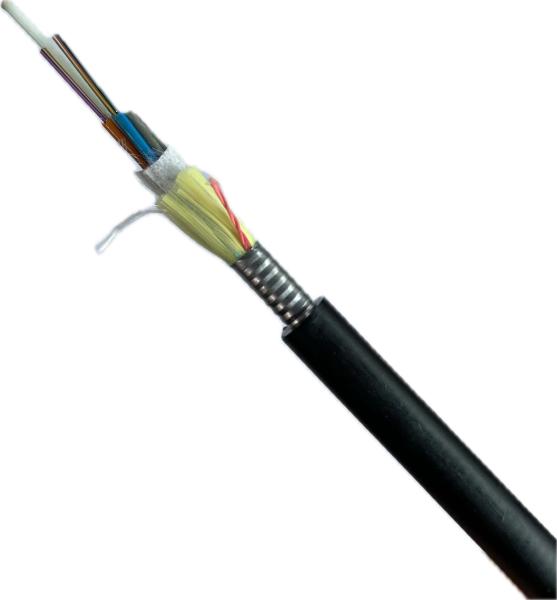 Buy cheap 12/24/36/48 /96 Cores Singlemode ADSS ARSS Fiber Optic Cable With Steel Tape Armor from wholesalers