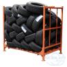 Buy cheap Customized Powder Coating Steel Pallet Tyre Rack Storage Stacking Truck Tire Rack from wholesalers