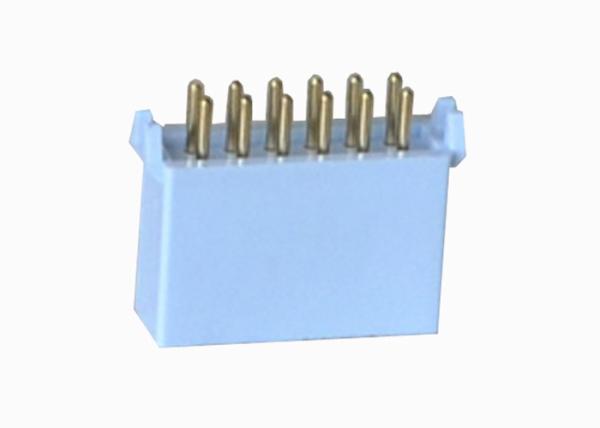 Buy cheap Blue DIP 12 Pin Header Connector Straight Box 180 Degree Type 2.54mm Pitch from wholesalers