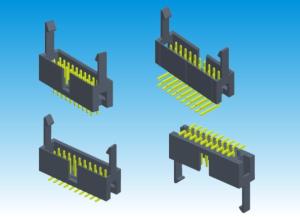 Wholesale Straight Box Header Connector With Latch Gold Plated For Industiral Contorl from china suppliers