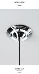 Nordic Middle Ancient Acrylic Beans Pendant Lamp Living Room Dining Room Study