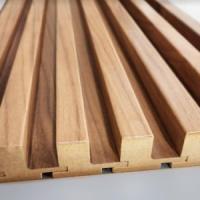 Buy cheap Durable Odorless Wood Slats Interior Walls , Multipurpose Timber Look Slat Wall product