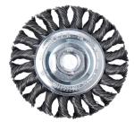 4Inch Wire Wheel Brush Twist Knotted Carbon Steel For Grinder