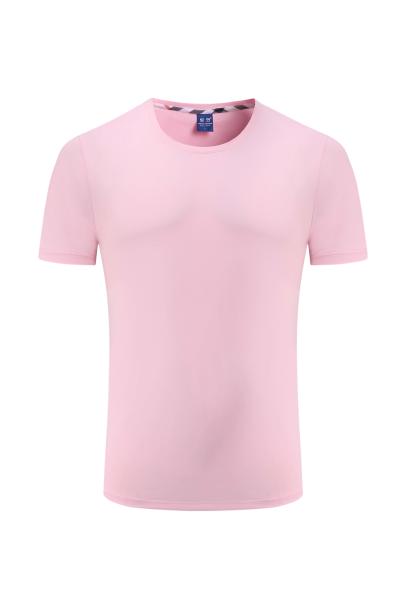 Buy cheap Pink Color 160gsm All Cotton Tee Shirts For Women from wholesalers