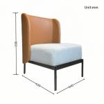 Hotel Furniture Modern Leisure Durable Solid Wood Leather Wholesale Guest Room