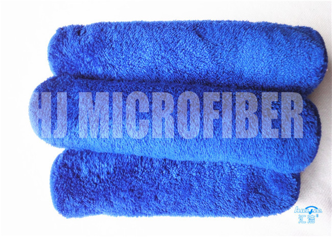 Blue Color Microfiber Car Cleaning Cloth Super Soft Super Absorbent 80% Polyester 20% Polyamide