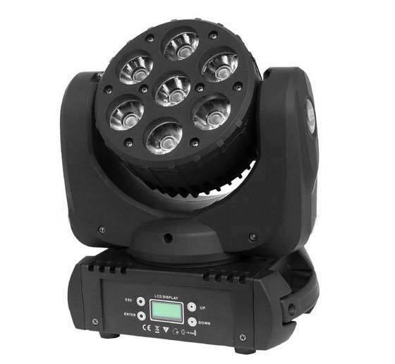 Buy cheap Wedding Sharpy Disco Stage lighting 7*10W , RGBW 4in1 LED Mini Beam Moving Head from wholesalers