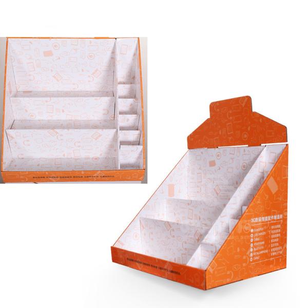 Buy cheap Vapes Pantone Printing Corrugated Cardboard Displays Super Market Paper Display Box from wholesalers