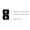 Buy cheap Four Core Steel Rod Indoor FTTH Drop Cable G657a2 GJXH OEM Service from wholesalers