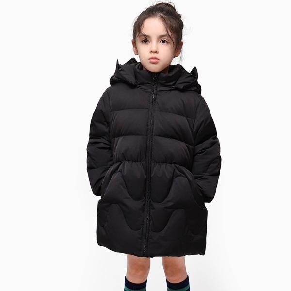 Buy cheap Chinese Clothing Manufacturers White Duck Down Padding Long Winter Coats Kids Fashion Down Jacket For Girls from wholesalers