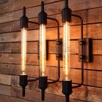 Vintage creative E27 wall lamp cafe restaurant steam punk light （WH-VR-35）