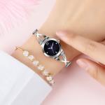 SGS Certified Round 314L Stainless Steel Diamond Watches For Women