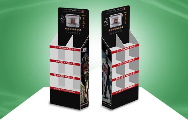 Buy cheap Corrugated Cardboard Display Stands Heavy Duty With PP lamination from wholesalers