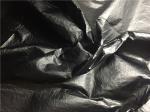 0.15mm With Black PU Garment Leather Fabric Dupont Paper Coated For Light Jacket