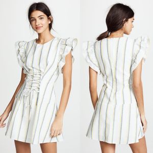 Buy cheap Woman Dress Summer 2018 Striped Casual Designer Womens Dresses from wholesalers
