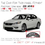 Machined 2013-2015 Honda Accord Replica Wheels 18" OEM Rim 64048