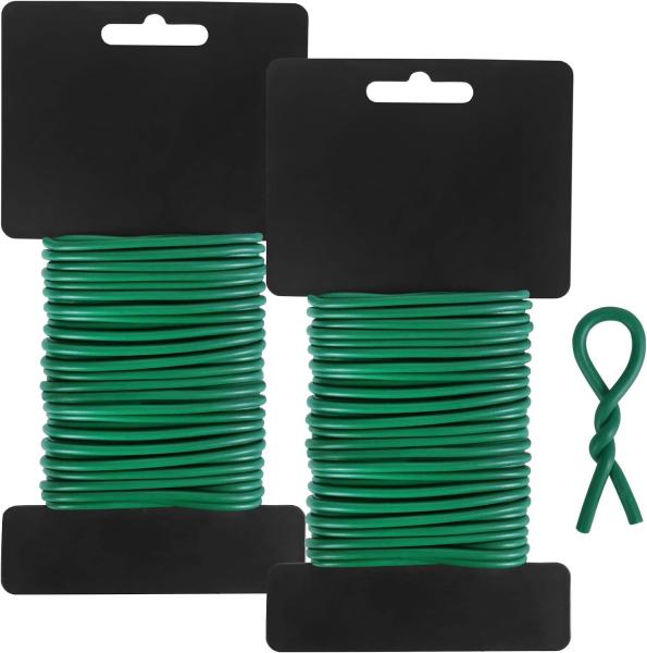 Buy cheap Multi-Function Green Coated Twist Tie To Support Plant Tie Up Bags For Home Office from wholesalers