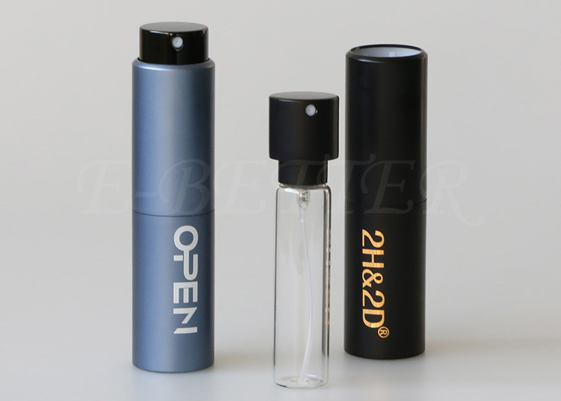 20ml Twist And Spritz Atomiser Portable Travel Size Aluminum Shell Exquisite