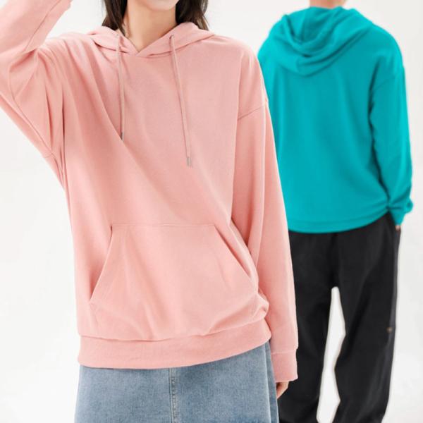 Buy cheap Plain Dyed Organic Unisex Plain Hoodies 3XL Breathable from wholesalers