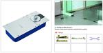Floor Hinge T-1400, color:black or blue, casting iron, weight capacity 180kgs,
