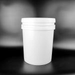 Convenient Handle Snap On Lid 5 Gallon Plastic Buckets 15.5 Inches