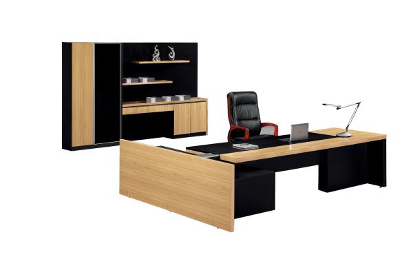 Buy cheap Luxury Standing Office Manager Desk Fine Wood Materials European Style from wholesalers