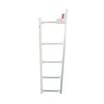 Five Pole Silver Collapsible Medical Bed Side Rails Aluminum Alloy Guardrail