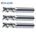 Solid Carbide Rough Cut End Mill For Aluminium Wood Cutting HRC 45 55 60 65