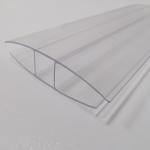 Buy cheap Colorful polycarbonate profile H for polycarbonate sheet pc profile H with anti-UV coating suitable for 4mm 6mm 8mm 10mm from wholesalers