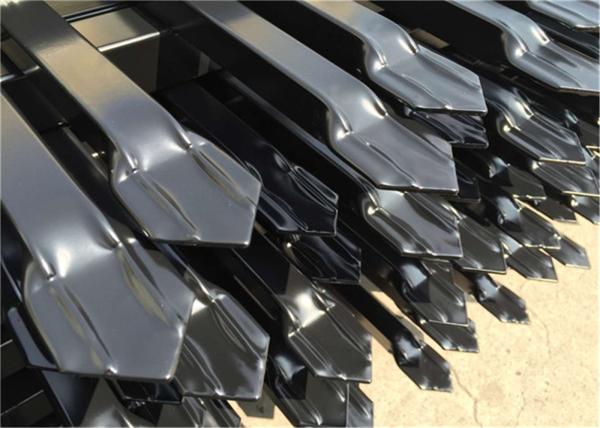 Buy cheap Stain Black Powder INTERPO High Security Fence Panel 2100mm*2400mm from wholesalers