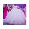 Buy cheap Ivory Half Sleeve Flower Lace Beading Long Tail Bridal Gown / Mermaid Bridal Dress from wholesalers
