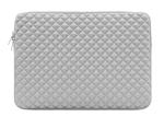 7mm Foam Padding Laptop Sleeve Bags Grey Compression Film Design With Zipper