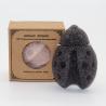 Buy cheap BSCI Scallop Shape Bamboo Charcoal Face Sponge Konjac For Sensitive Skin from wholesalers