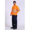 Buy cheap 360gsm Cold Weather Workwear OEM Hi Vis Work Jacket With Flap from wholesalers
