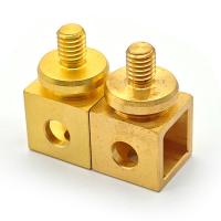 Buy cheap Automotive Custom Made CNC Parts Polishing Turned Brass Components High product