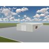 Buy cheap Prefabricated Portal Frame Metal Building Warehouse, Galvanized Steel Construction Building from wholesalers
