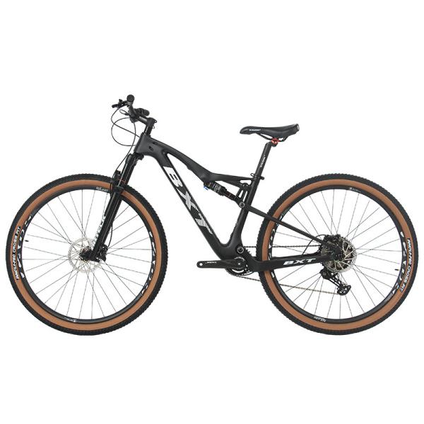 Buy cheap 11Speed Full Carbon Fiber MTB Bikes Dual Suspension Mountain Bicycles from wholesalers