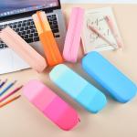 Zipper Silicone Pencil Holder BPA Free Great Durability for School Supplies