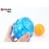 Buy cheap Flasing Floats Bright TPR Bouncy Pet Toys Light Up Dog Ball Orange / Blue from wholesalers