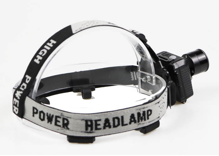 Waterproof Rechargeable Hard Hat Lights / Rechargeable Headlight For Hard Hat