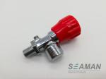Gas Cylinder Valve High Pressure SCBA First Valve With Meter