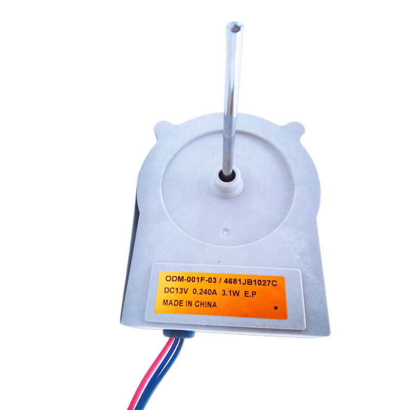 Surmounts White DC13V 3.1W 0.24A ODM-001F-03 3PIN Refrigerator Part 4681JB1027C Fan Motor